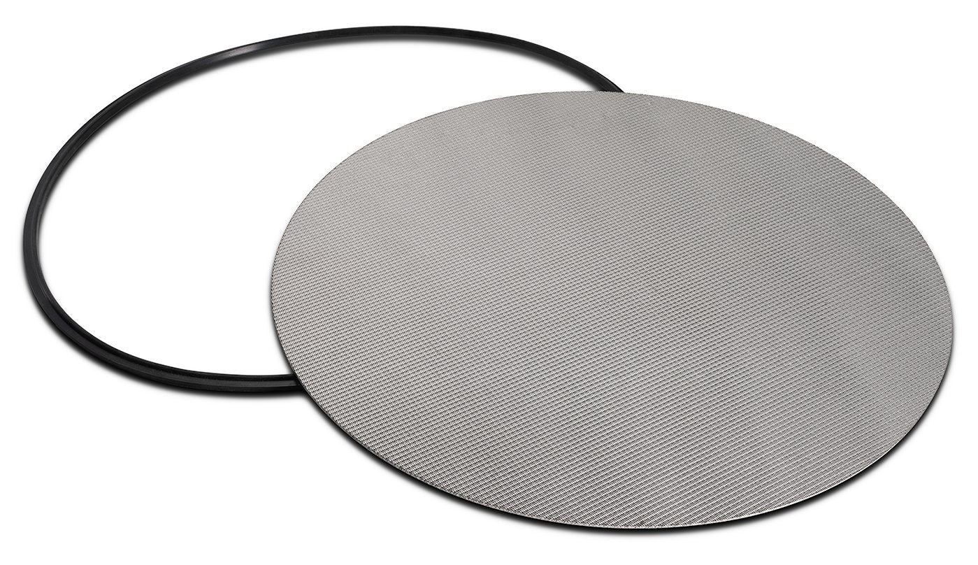 316L Stainless Dutch Weave Sintered Filter Disk 1 micron and up - BUNA - N - Black Label Supply llc