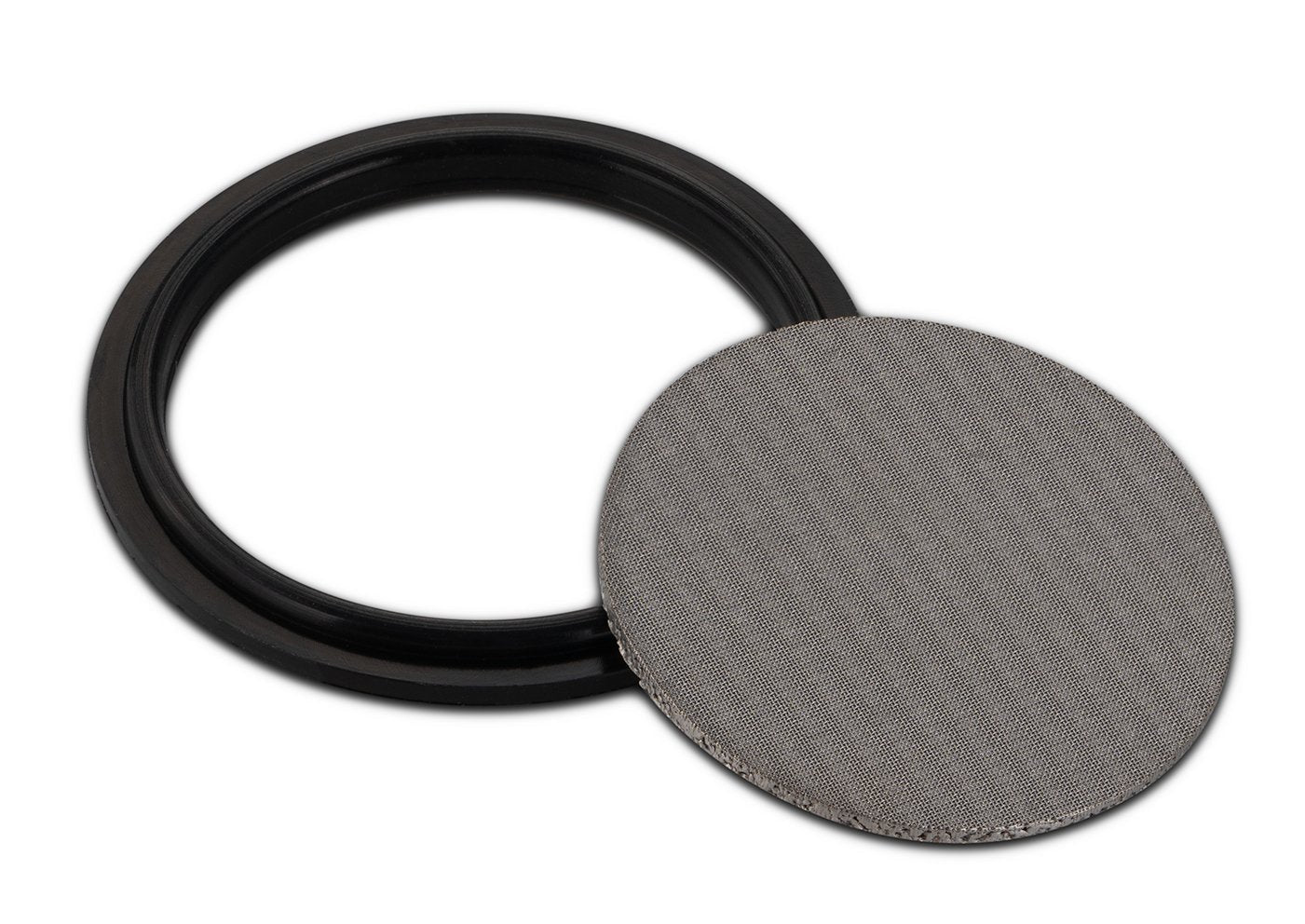 316L Stainless Dutch Weave Sintered Filter Disk 1 micron and up - BUNA - N - Black Label Supply llc