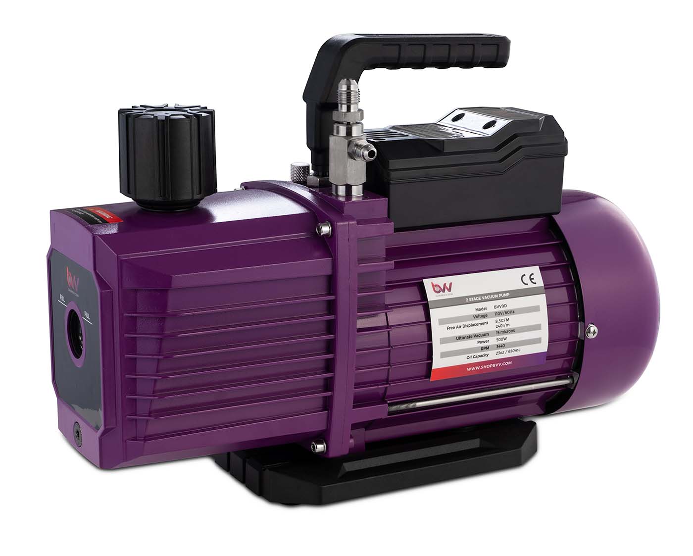 3.2CF BVV™ Neocision Lab Certified Vacuum Oven and V9D 9CFM Two Stage Vacuum Pump Kit - Black Label Supply llc