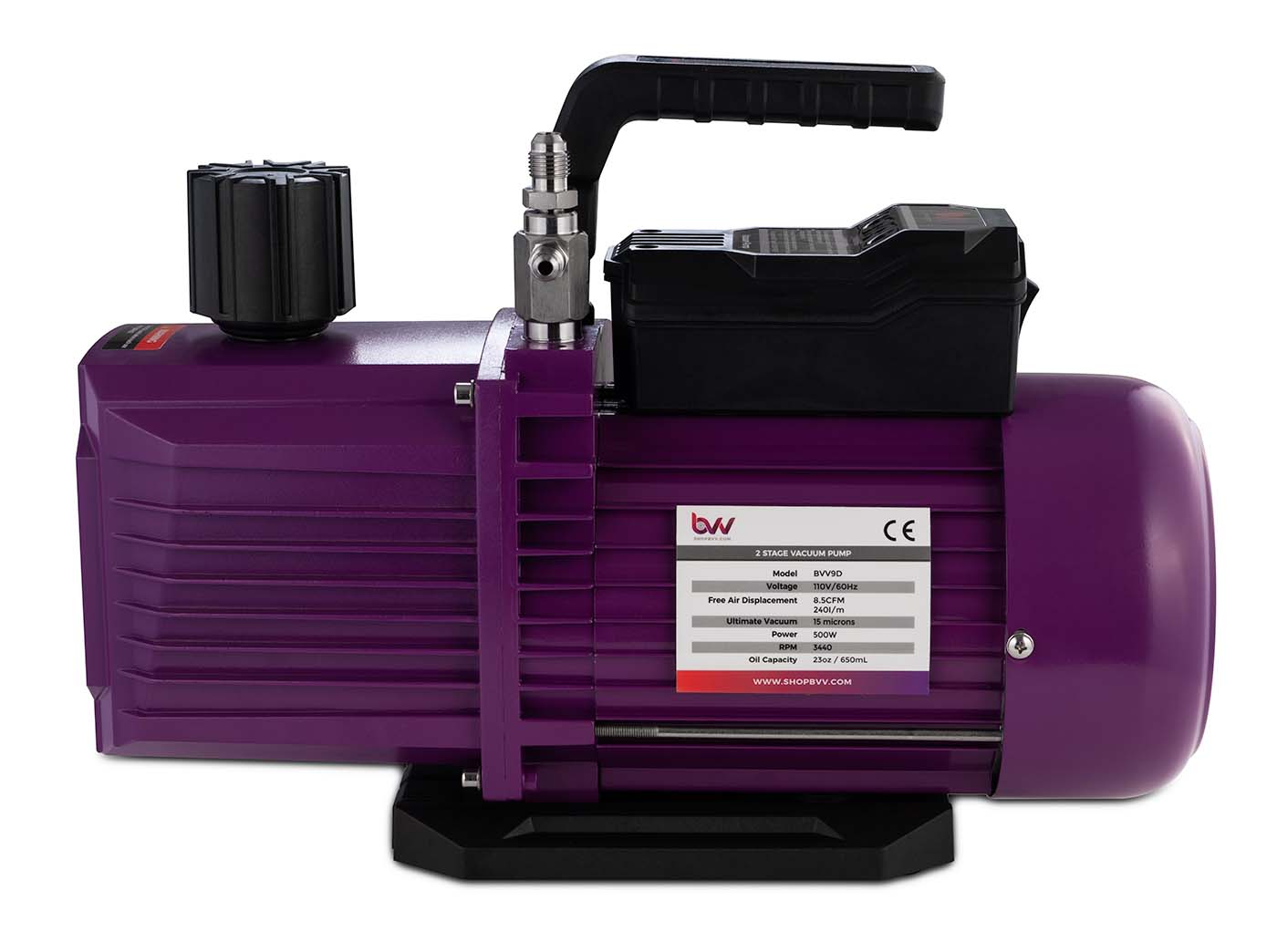 3.2CF BVV™ Neocision Lab Certified Vacuum Oven and V9D 9CFM Two Stage Vacuum Pump Kit - Black Label Supply llc