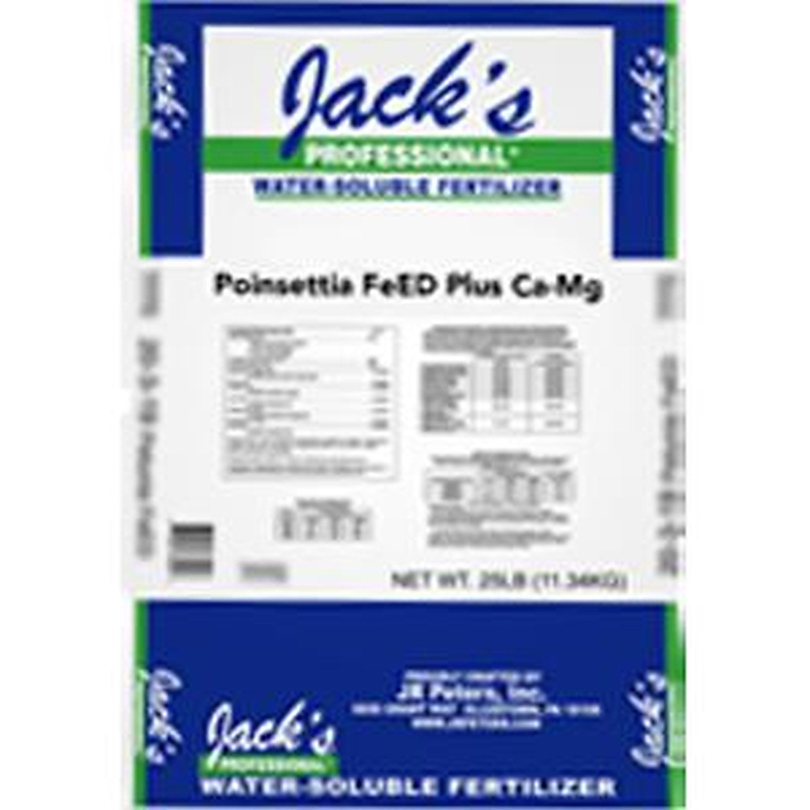 Jack's Professional 15-4-15 Poinsettia FeED Ca-Mg