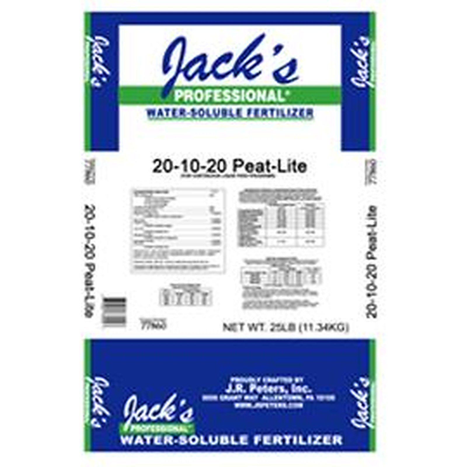 Jack's WSF 20-8-20 Peat Lite
