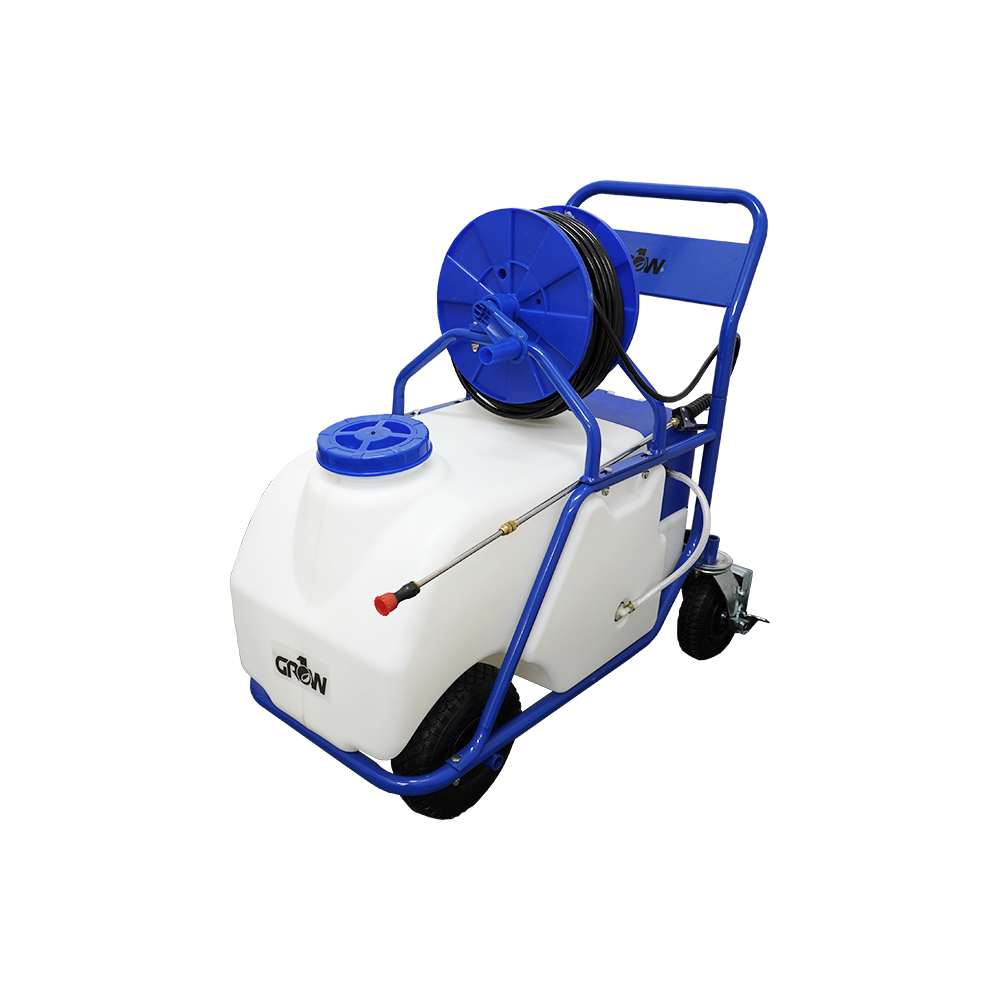 GROW1 CropCart 23 Gallon Battery Powered Ag Cart Sprayer 150ft Hose
