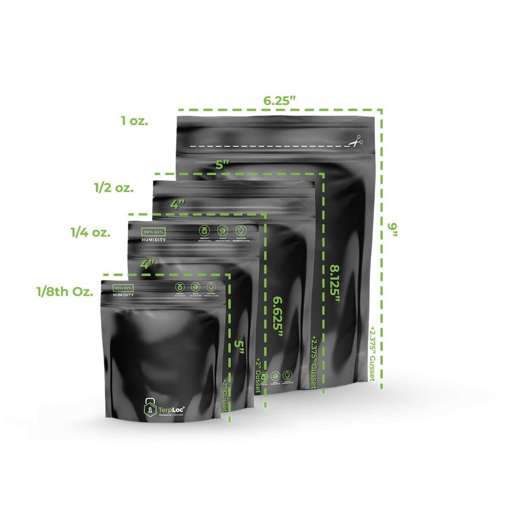 Grove Bags - Terploc Pouches - Opaque - Black Label Supply llc