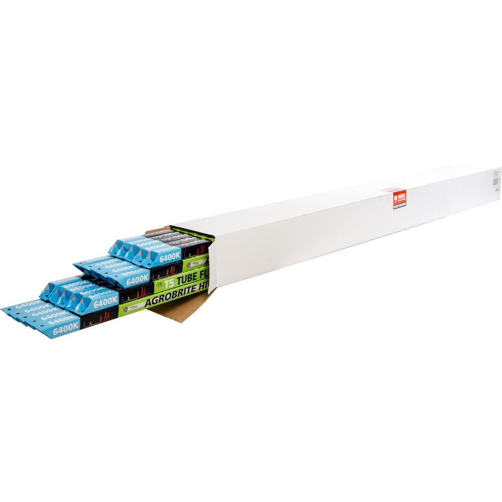 4' - T5 Replacement 6400K Bulbs, 54W, case of 20 - Black Label Supply llc