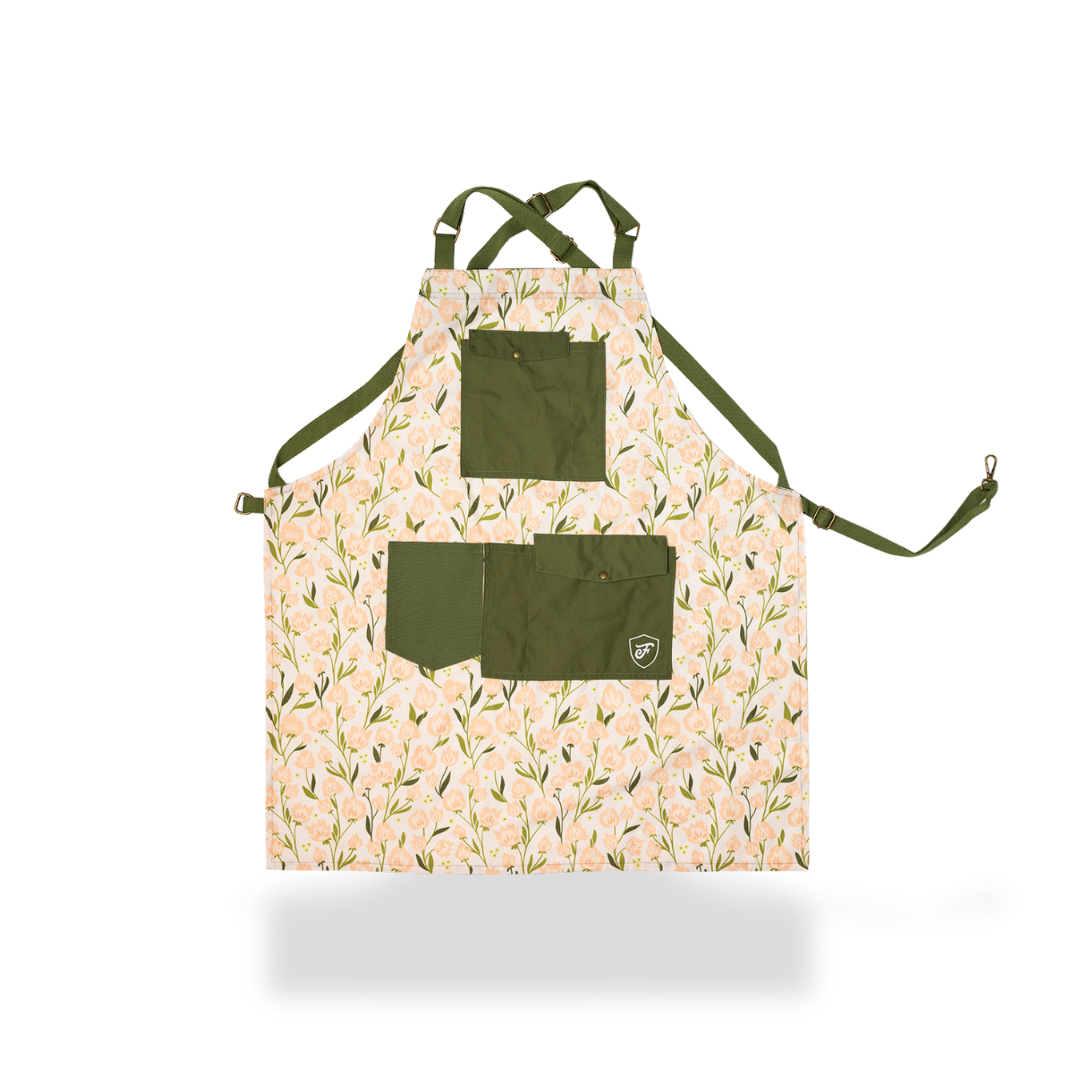 Farmers Defense - Lightweight Work Apron - Petals Hug