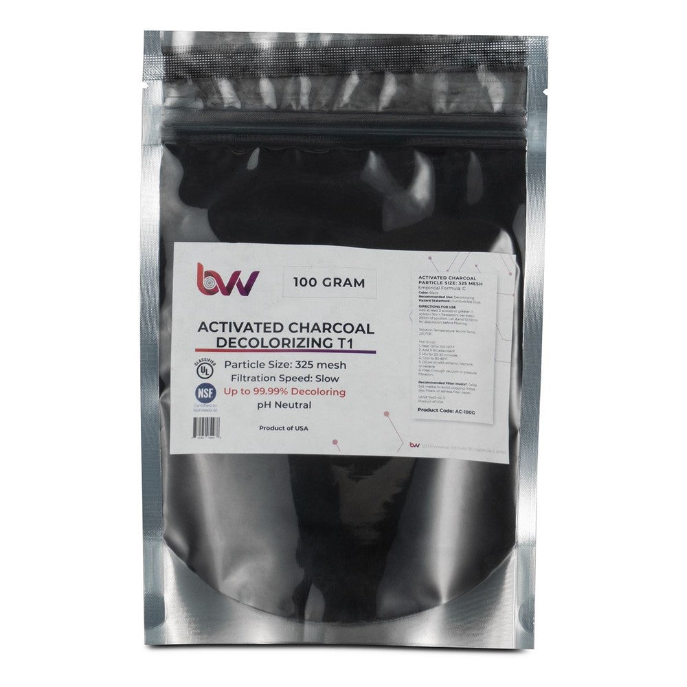 BVV™ Activated Hardwood Carbon Decolorizing T1 (100% Hardwood Charcoal) - Black Label Supply llc
