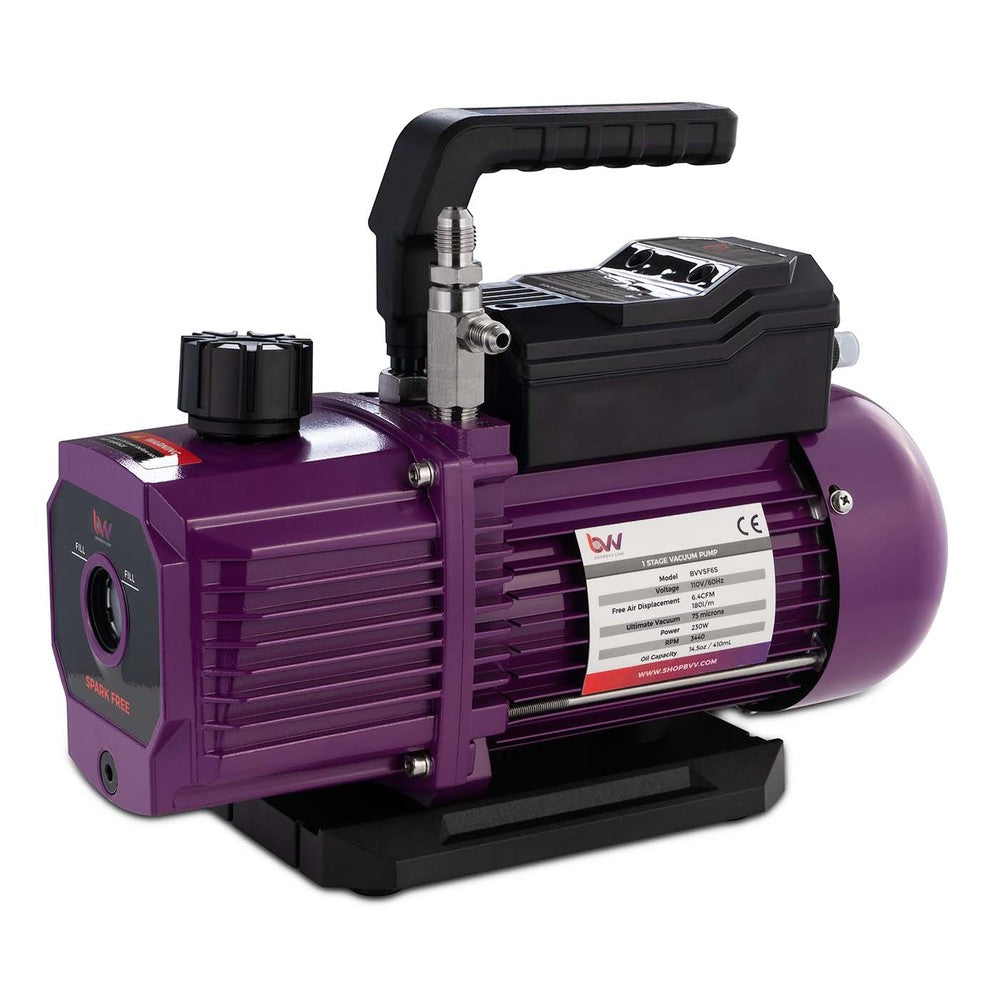 BVV™ SF6S 6CFM Single Stage Spark Free Vacuum Pump - Black Label Supply llc