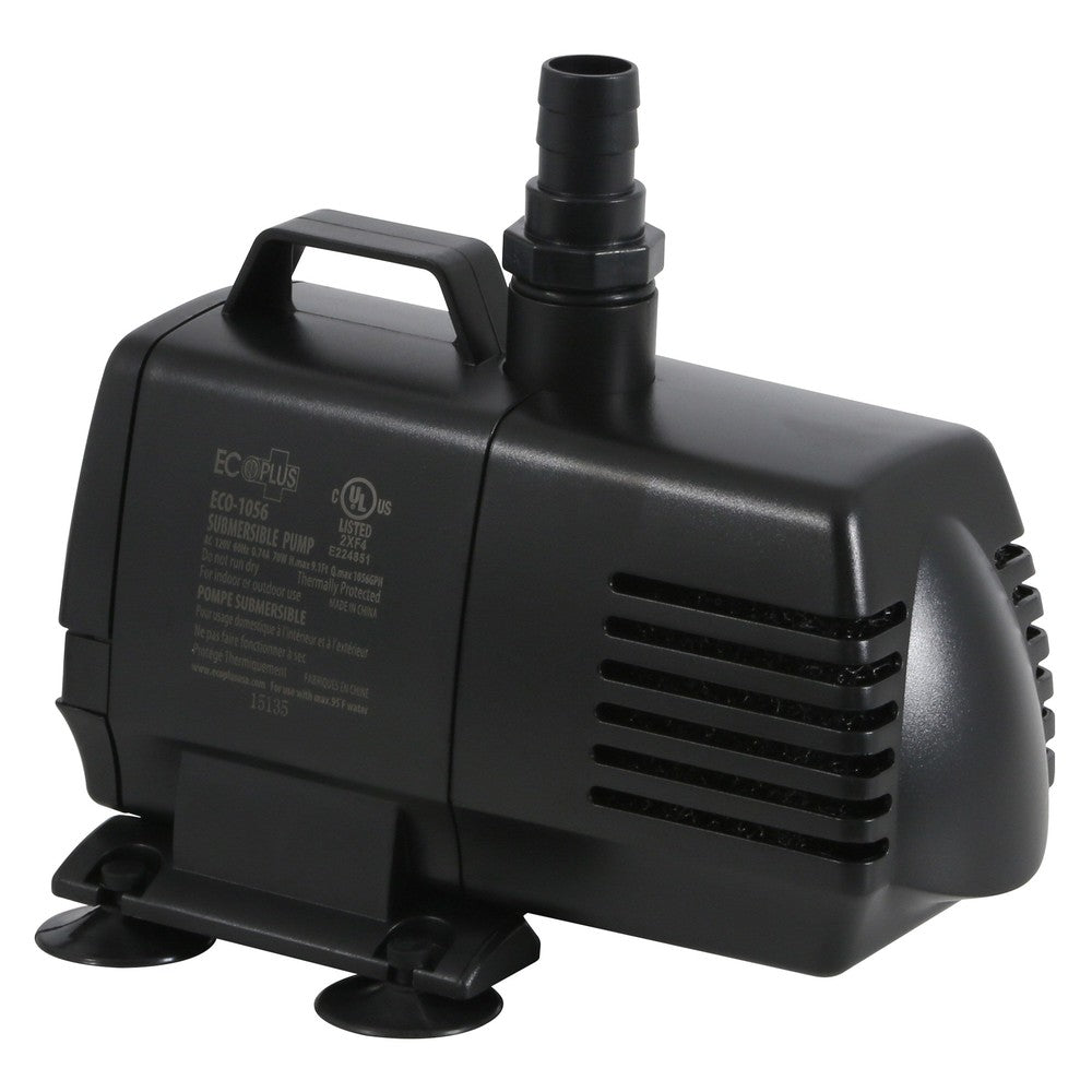 EcoPlus Eco 1056 Fixed Flow Submersible/Inline Pump 1000 GPH (6/CS)