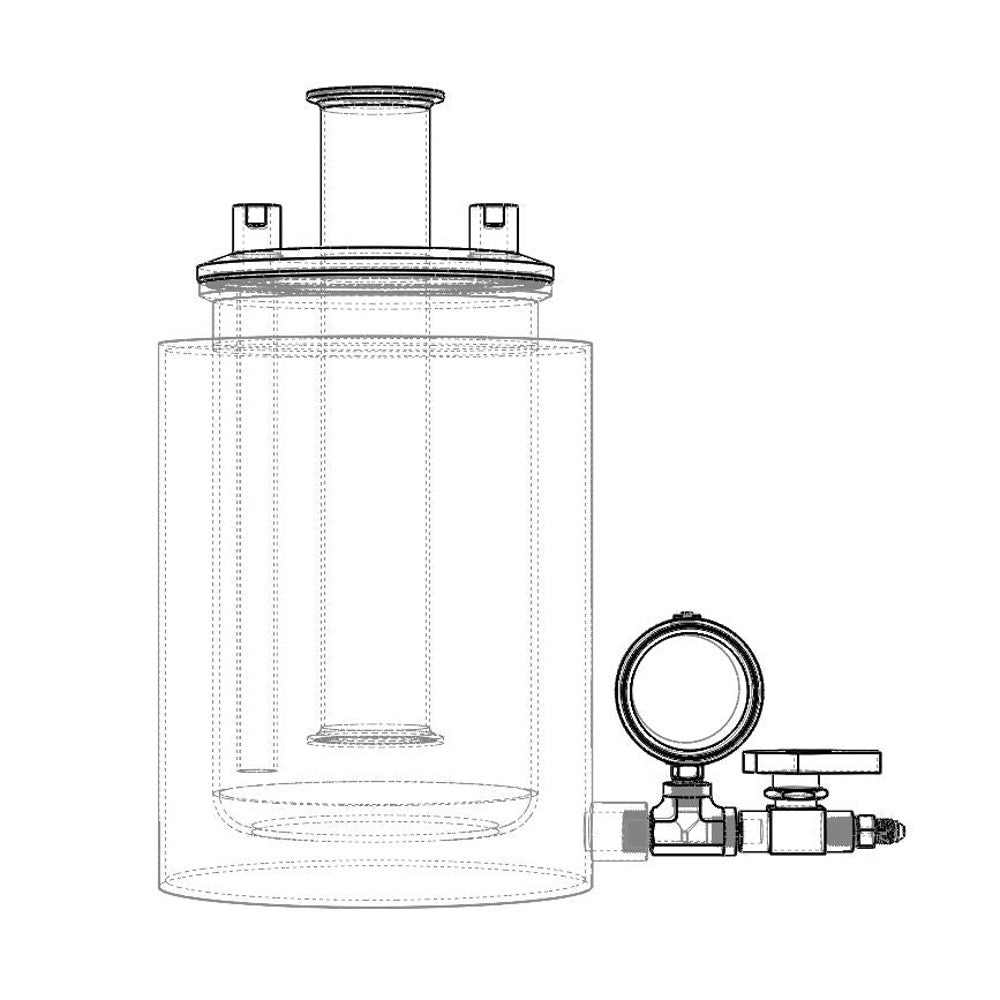 Cold Trap 2" Stainless Steel - Black Label Supply llc