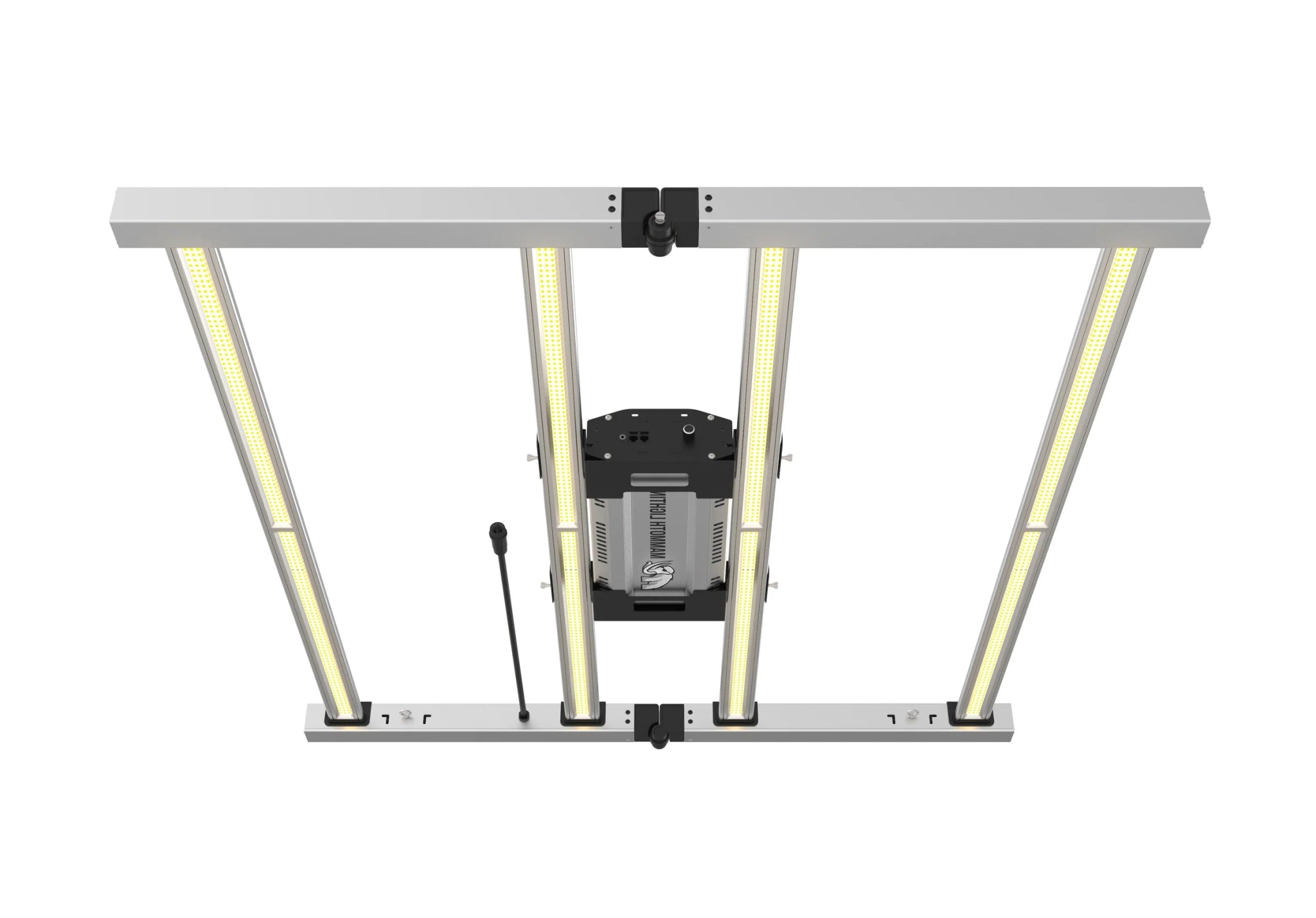 4 bar 430w 3' x 3' Mammoth Lighting Fold Series Led Grow Light - Black Label Supply llc