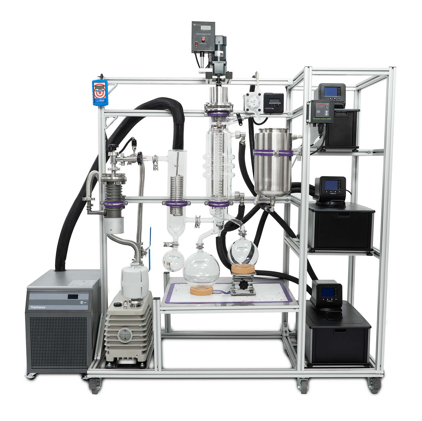 4" Wiped Film Evaporator (WFE) Distillation Turn Key System - USA MADE - Black Label Supply llc