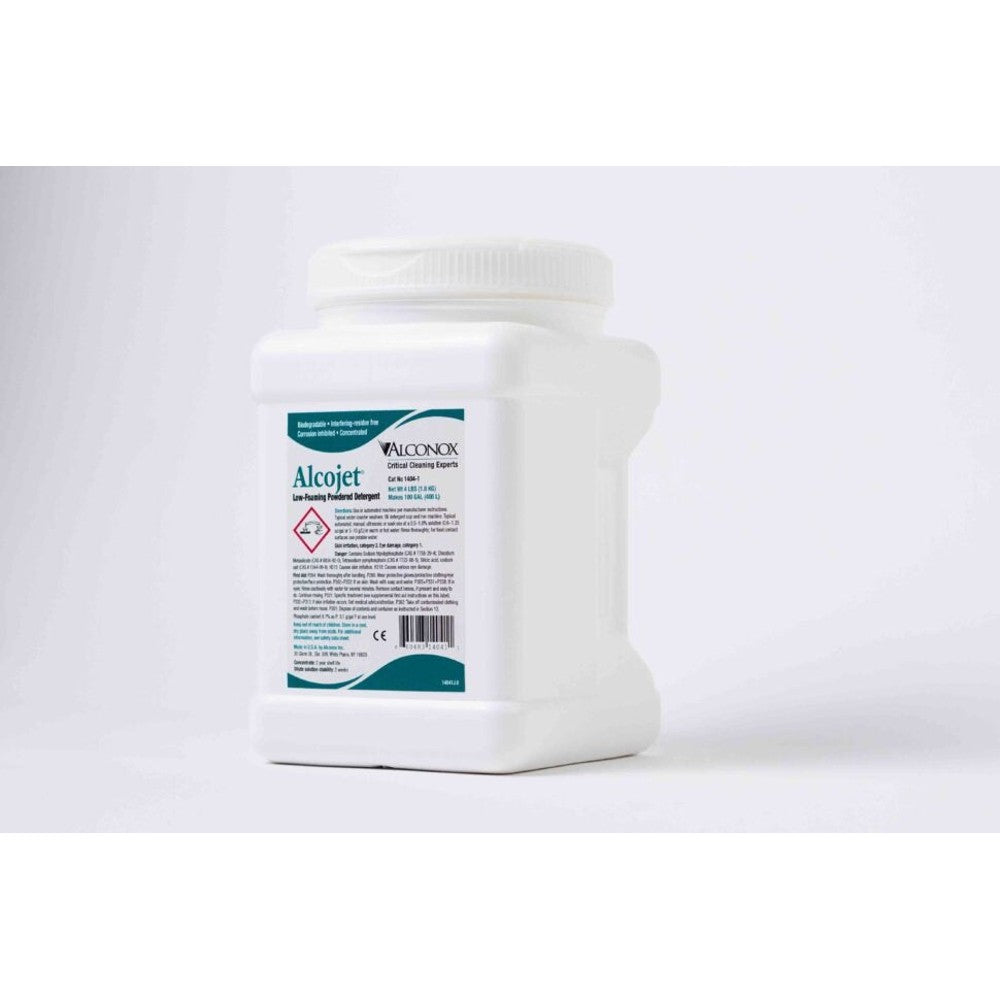 Alcojet® Low-foaming Powdered Detergent – Alcojet Case of 9x4 lb Boxes (9X1.8 kg) – Cleaning Solvents