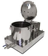 45L Jacketed Stainless Steel Centrifuge with Explosion Proof Motor and Siemens Controller - 15LB Max Capacity - Black Label Supply llc