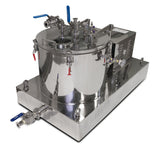 45L Jacketed Stainless Steel Centrifuge with Explosion Proof Motor and Siemens Controller - 15LB Max Capacity - Black Label Supply llc