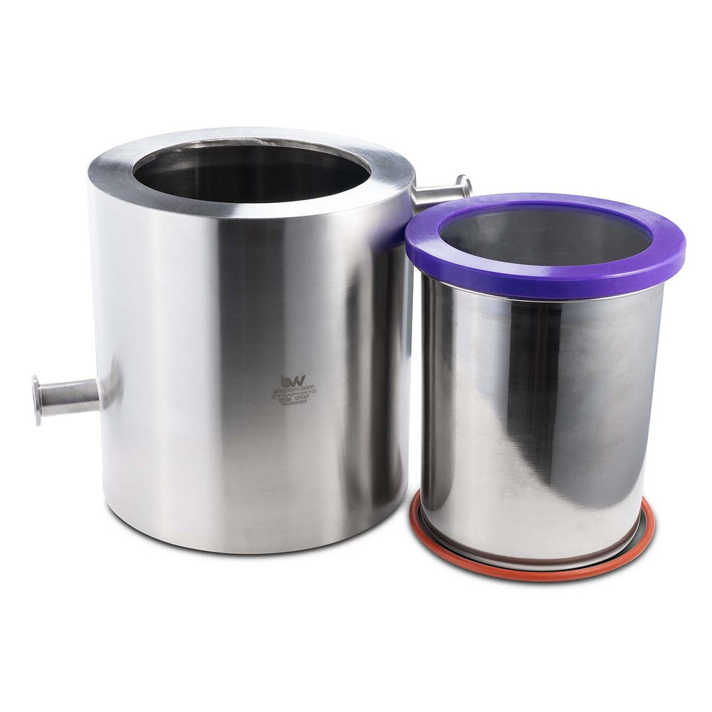 10" Cold Trap with KF25 Ports - Black Label Supply llc