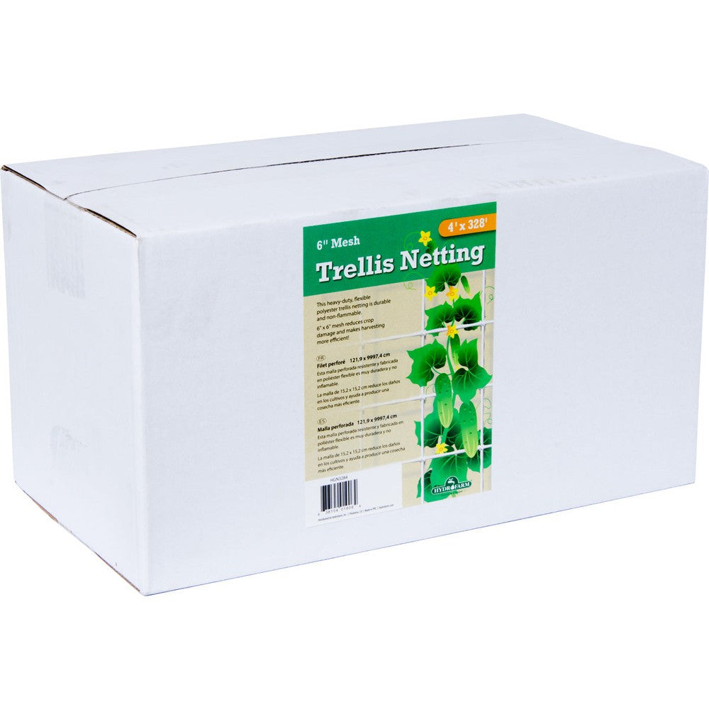 Trellis Netting – Trellis Netting 6" Mesh, non-woven, 4' x 328' – Trellis