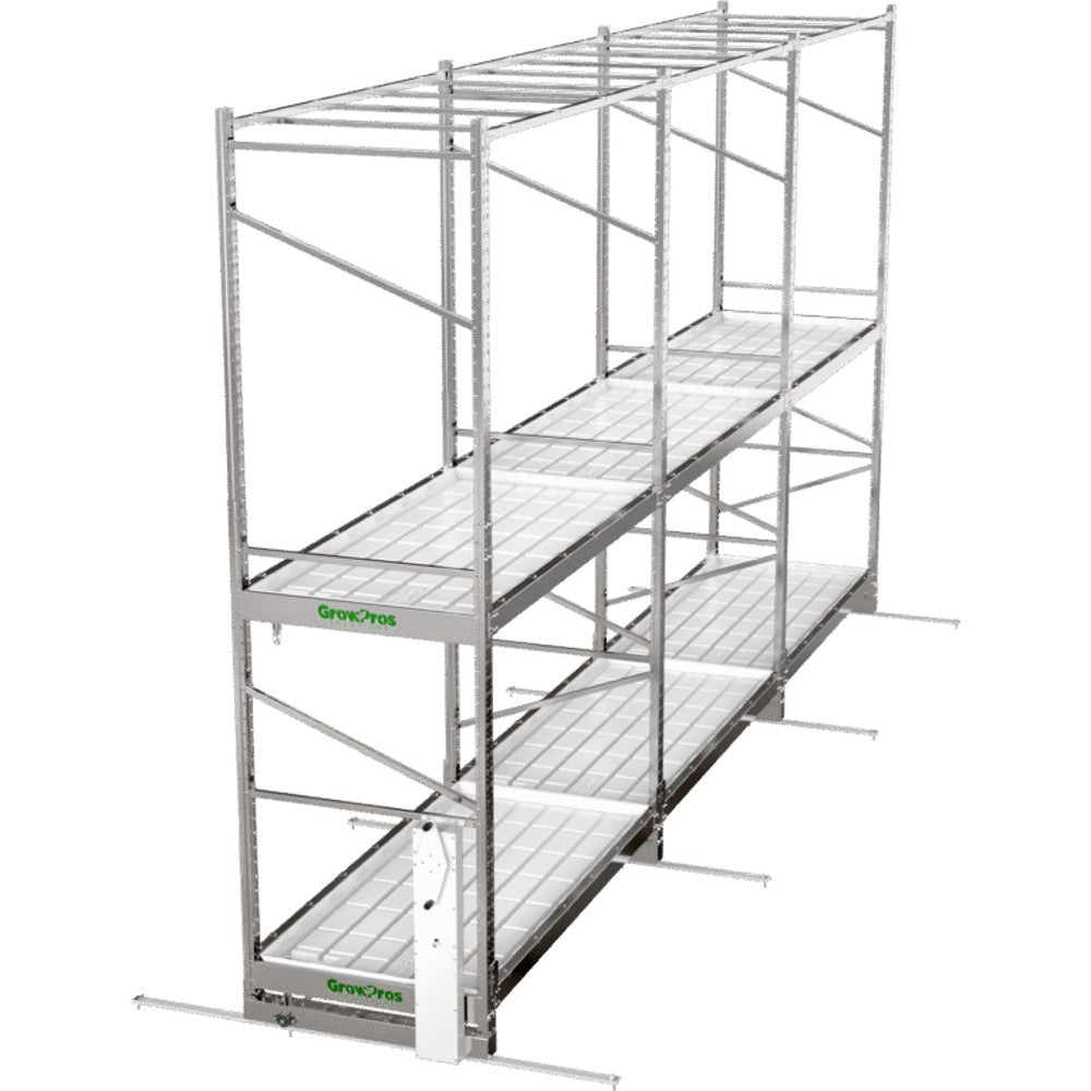 GrowPros Double-Tier Rolling Rack Stainless Steel (CUSTOM PRICED AFTER ORDER) – Commercial Racking & Benching