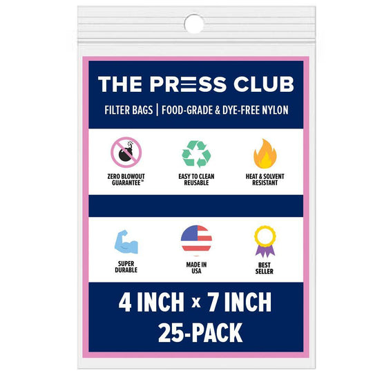THE PRESS CLUB 4" x 7" ROSIN BAGS