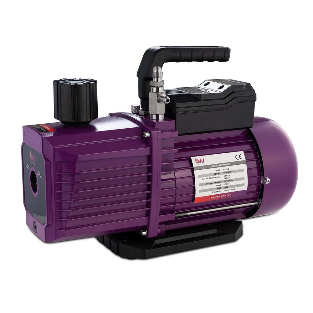 7.5CF BVV™ Neocision Lab Certified Vacuum Oven and and V9D 9CFM Two Stage Vacuum Pump kit - Black Label Supply llc