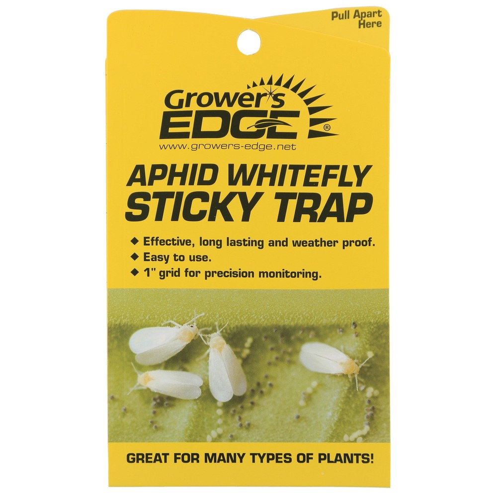 Grower's Edge 5pc Aphid Whitefly Sticky Trap (80/BX)