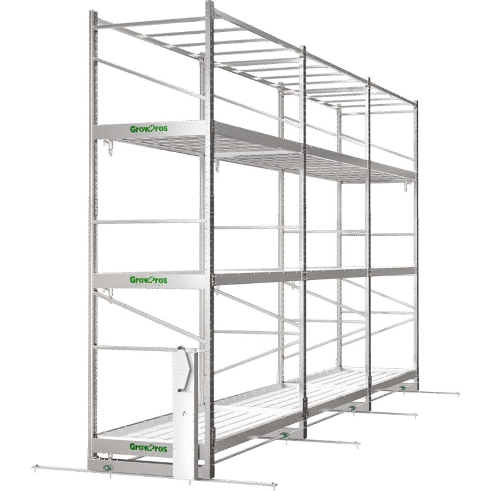 GrowPros 3-Tier Rolling Rack Stainless Steel (CUSTOM PRICED AFTER ORDER) – Commercial Racking & Benching
