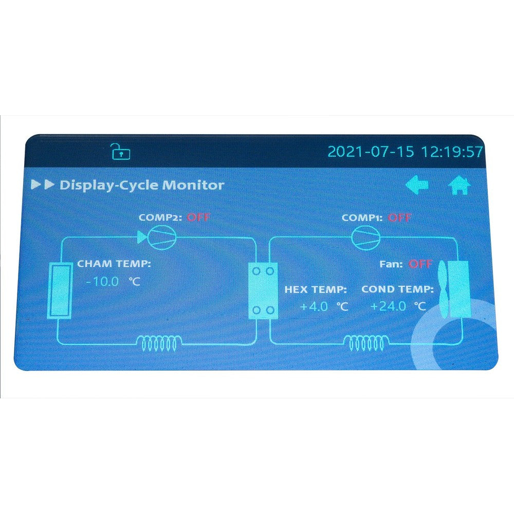 Neocision ULTRA - Low Chest Style Freezer with Touch Screen LCD ( - 86°C) 16.2 Cubic Feet - ETL Rated - Black Label Supply llc