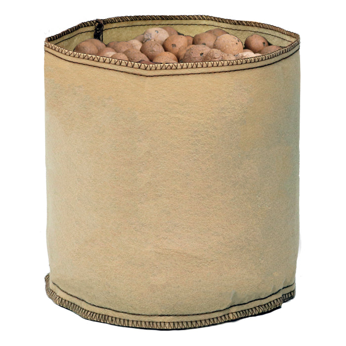 Grow1 fabric pot tan 5 gallon, breathable non-woven fabric container