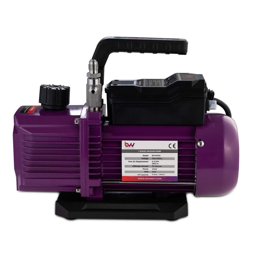 BVV™ SF6S 6CFM Single Stage Spark Free Vacuum Pump - Black Label Supply llc