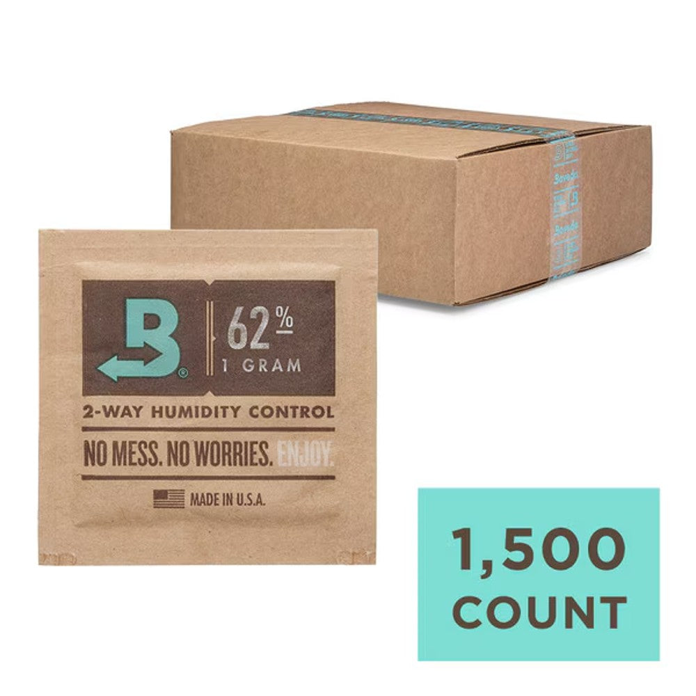 Boveda Size 1 Bulk (Sold by Case) – Size 1 Bulk Casepack-62% (unwrapped) (1500/Case) – Humidity Control