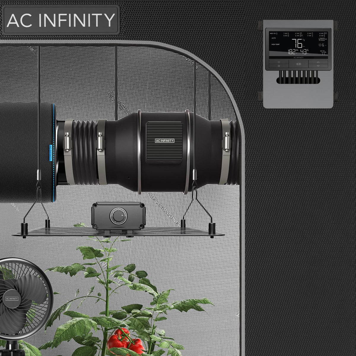 AC Infinity Controller 69 PRO+ Smart Climate Controller, UIS 8-Port - detail 7