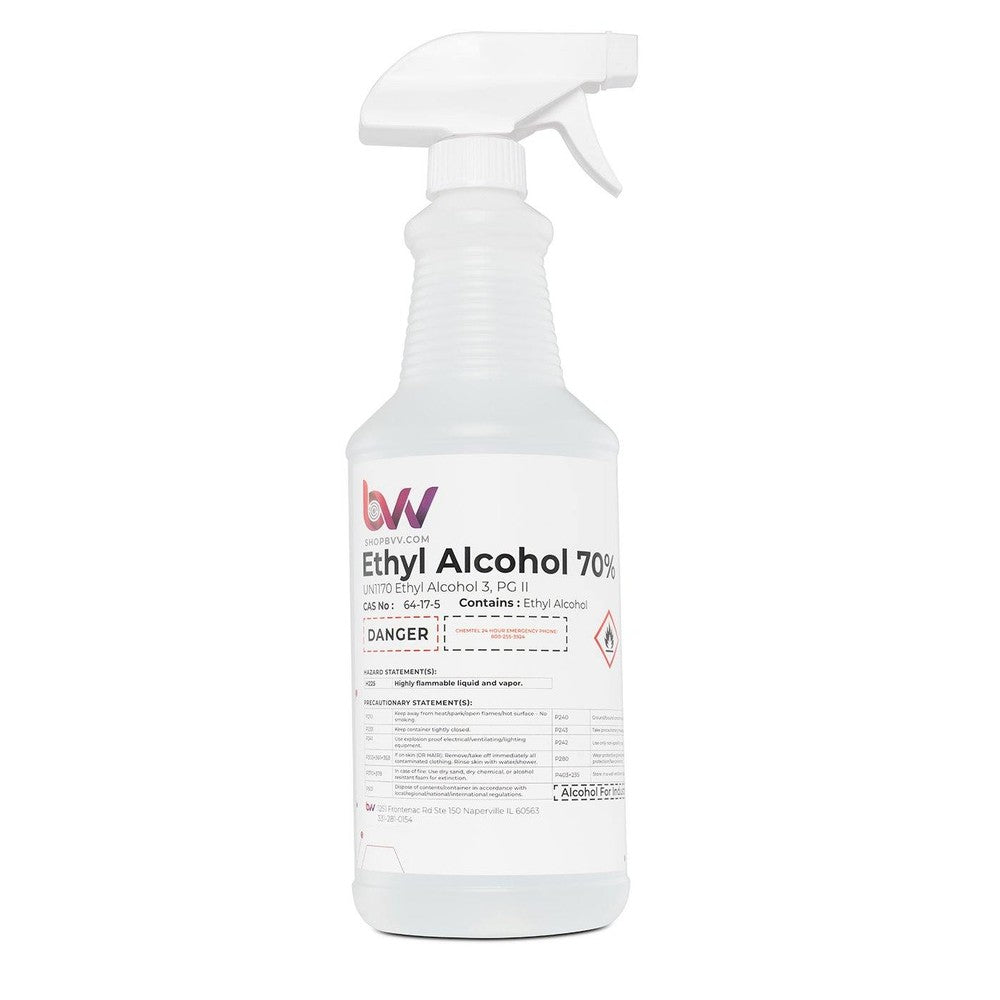 BVV™ Ethyl Alcohol 70% - USP 140 Proof - Black Label Supply llc