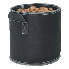 GROW1 - Fabric Pot w/ Handles Black - 1 Gallon