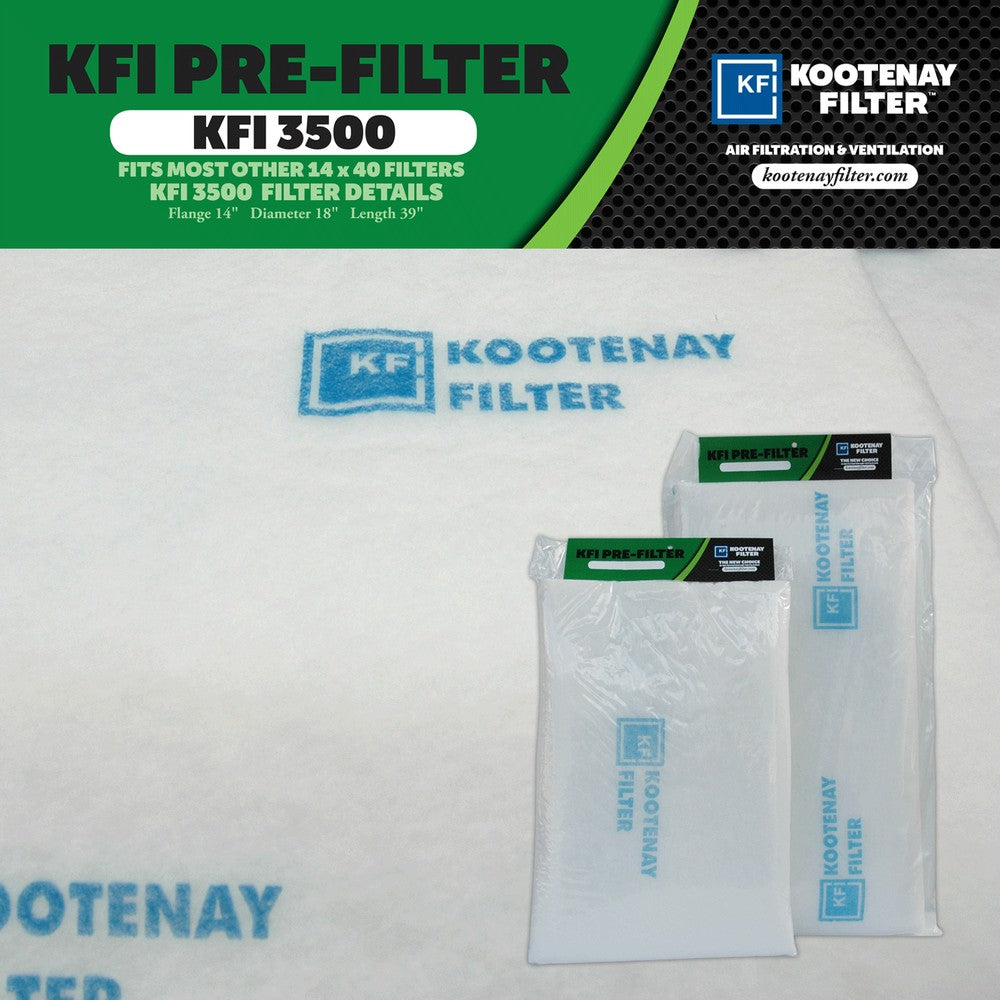Kootenay Green Line Pre-Filters – Pre-Filter 3500GL – Air Purification
