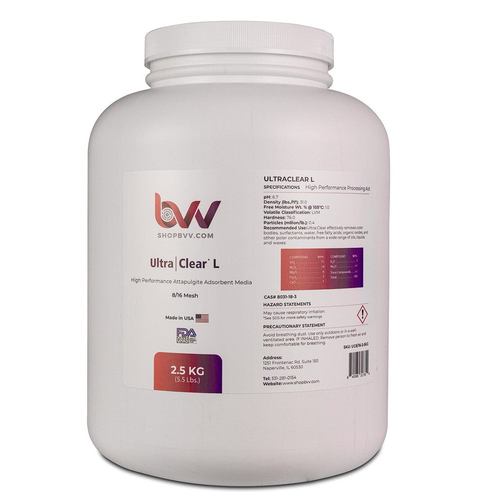 Ultra Clear L - Granular High Performance Bentonite for Bleaching & Decolorizing Edible Oils - Black Label Supply llc