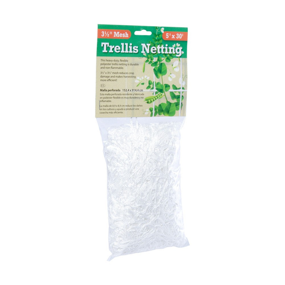 Trellis Netting – Trellis Netting 3.5" Mesh, woven, 5' x 30' – Trellis