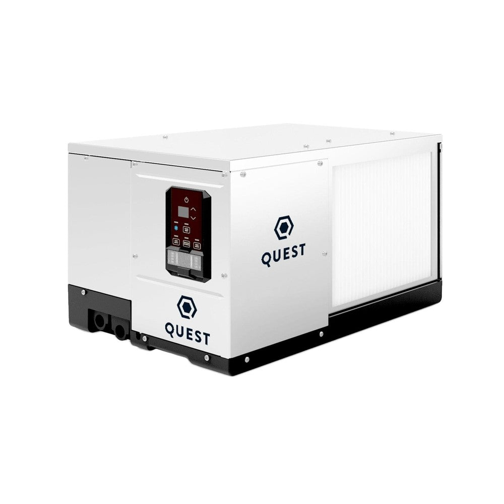 QUEST 100 DEHUMIDIFIER - 120V 100 PINTS PER DAY - Black Label Supply llc