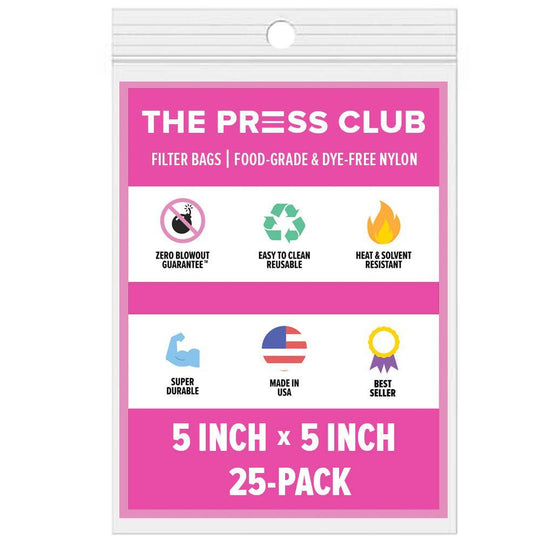 THE PRESS CLUB 5" x 5" ROSIN BAGS