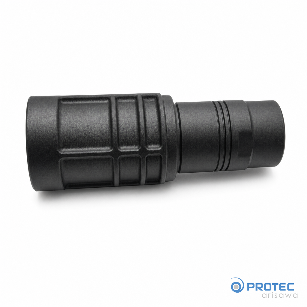 Protec Arisawa 4080289 permeate port, 1 in FNPT, Noryl GFN2 - side view