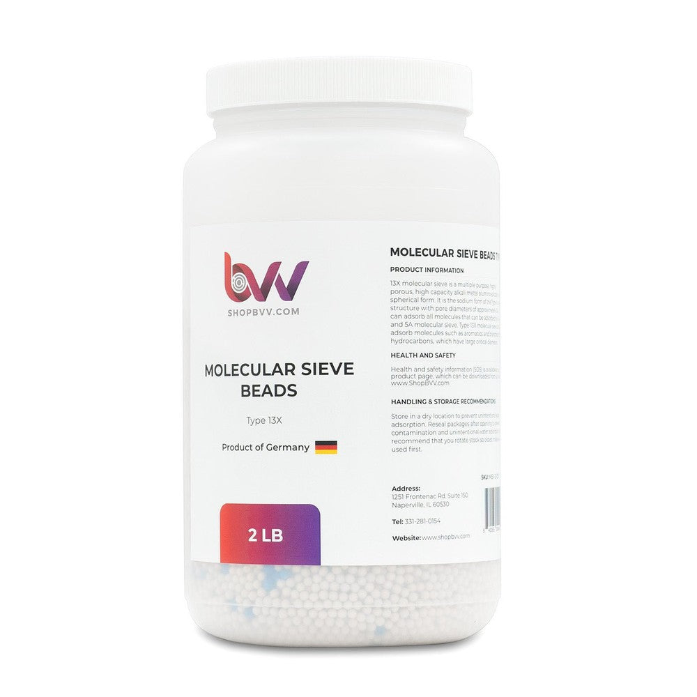 Molecular Sieve Beads Type 13X (a.k.a. 10A) - Black Label Supply llc