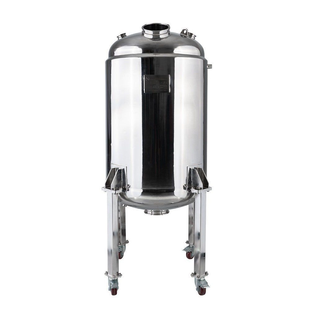300L ASME Single Jacket Solvent Tank 350psi Max - Bare - Black Label Supply llc
