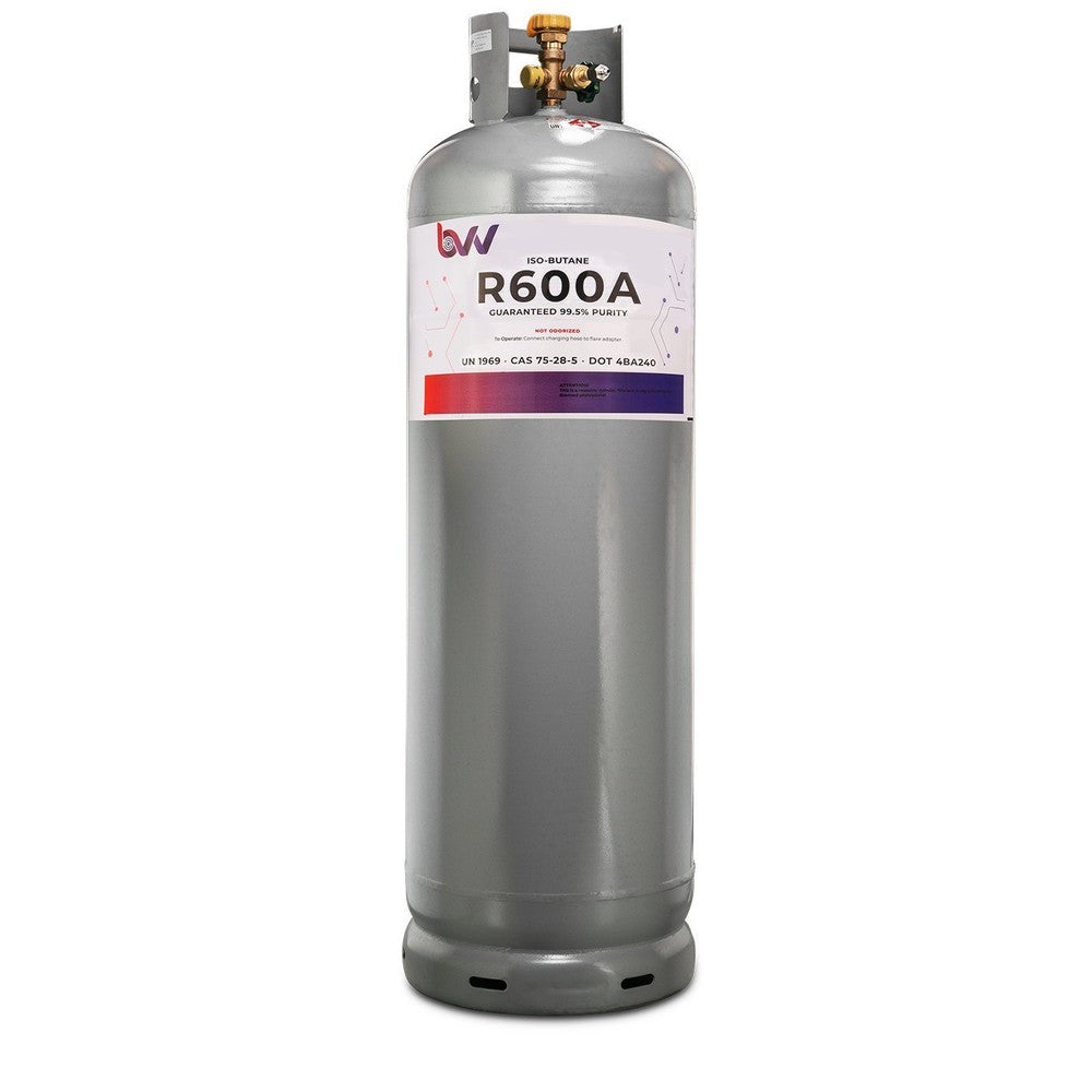 120LB DIPTUBE Tank High Purity USA ISO - BUTANE R600A - 99.5% Guaranteed - Black Label Supply llc