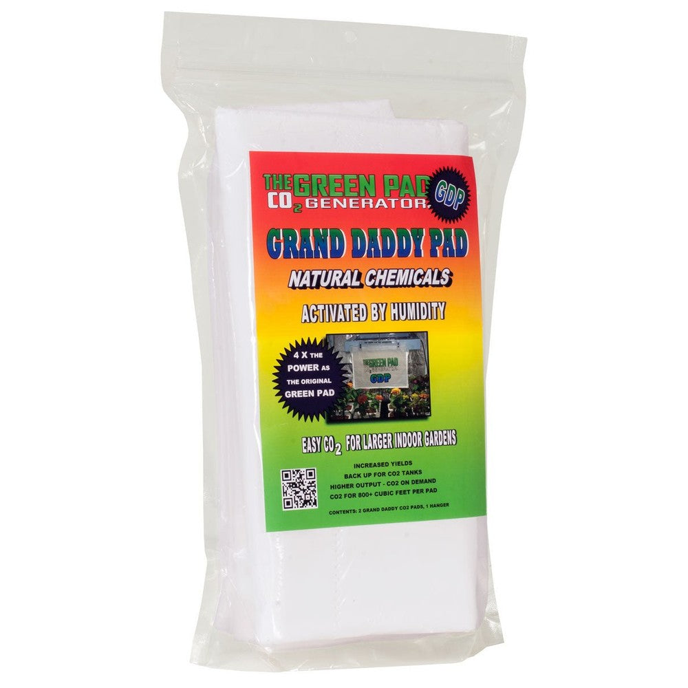 Green Pad CO2 Grand Daddy Pad, pack of 2 w/ 1 Hanger - Black Label Supply llc