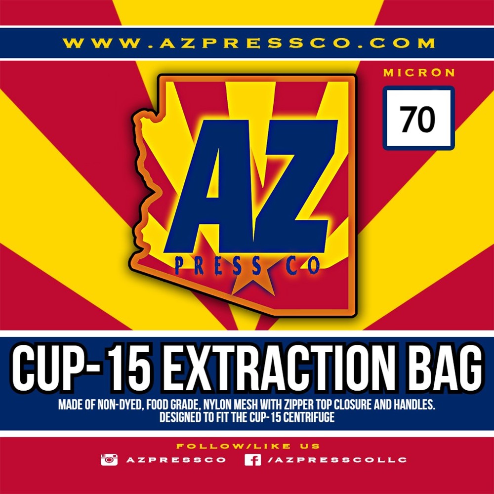 Delta Separations CUP-15 Ethanol Extraction Bag - 70 micron – Centrifuge Bags