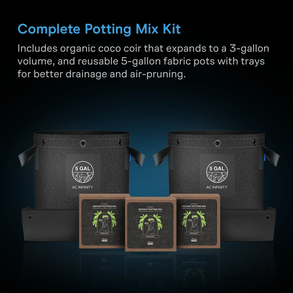 AutoPot Tray2Grow Slim Kit, Gravity-Powered Automated Tray System - detail 6