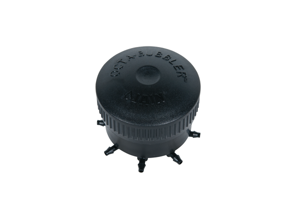 Octa Bubbler - 8 Swivel Ports, Pressure Compensatin, 1/2" FPT Inlet, 250" barbed Outlet
