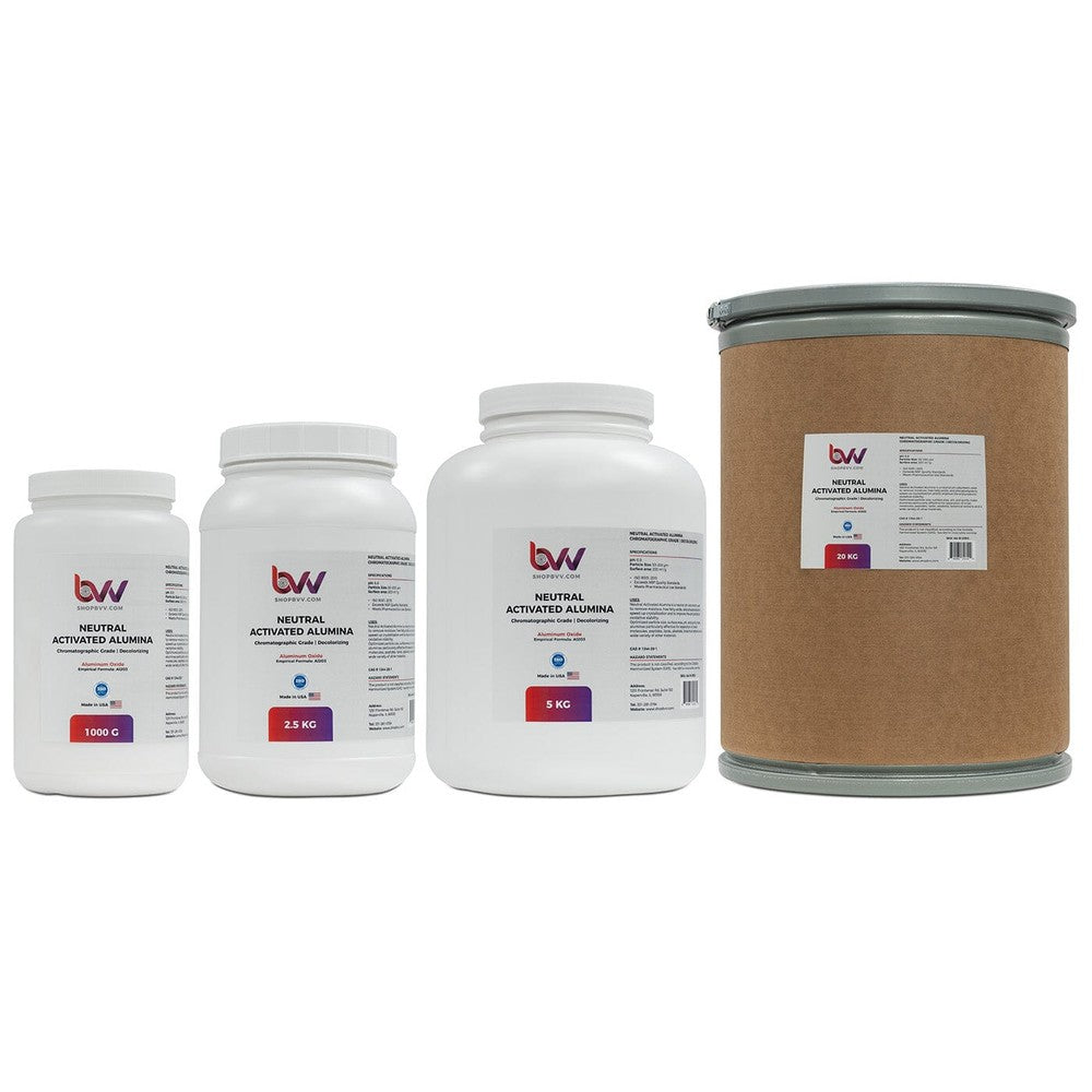 Neutral Activated Alumina Chromatographic Grade (50 - 200um) *Compare to Alumicel™N - Black Label Supply llc