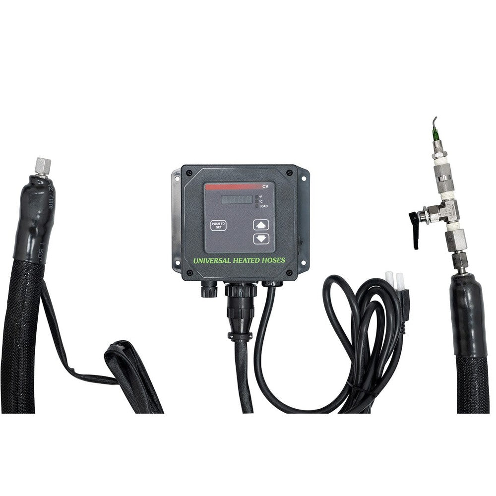 Table Top Cart Filler XL Hose Assembly JIC Heated Stainless Steel Hose - Black Label Supply llc