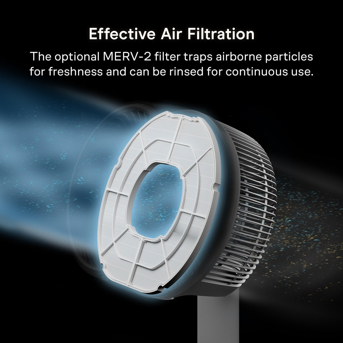 AC Infinity Smart Pedestal Fan - detail 4