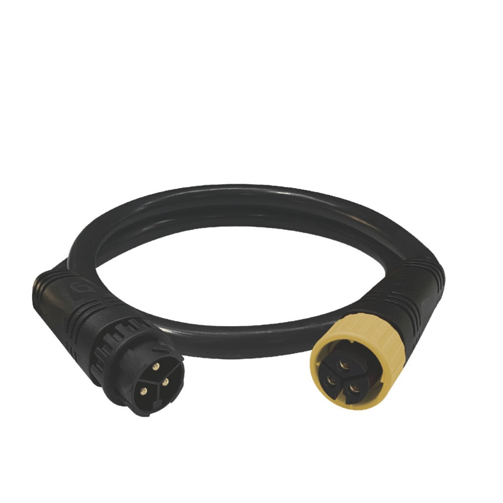 3' 20A AWG#12 ThinkGrow Extension Power Cord - Black Label Supply llc